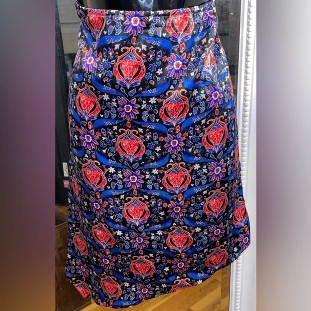 Tommy Hilfiger Authentic vintage y2k bandanna asymmetric bias cut skirt